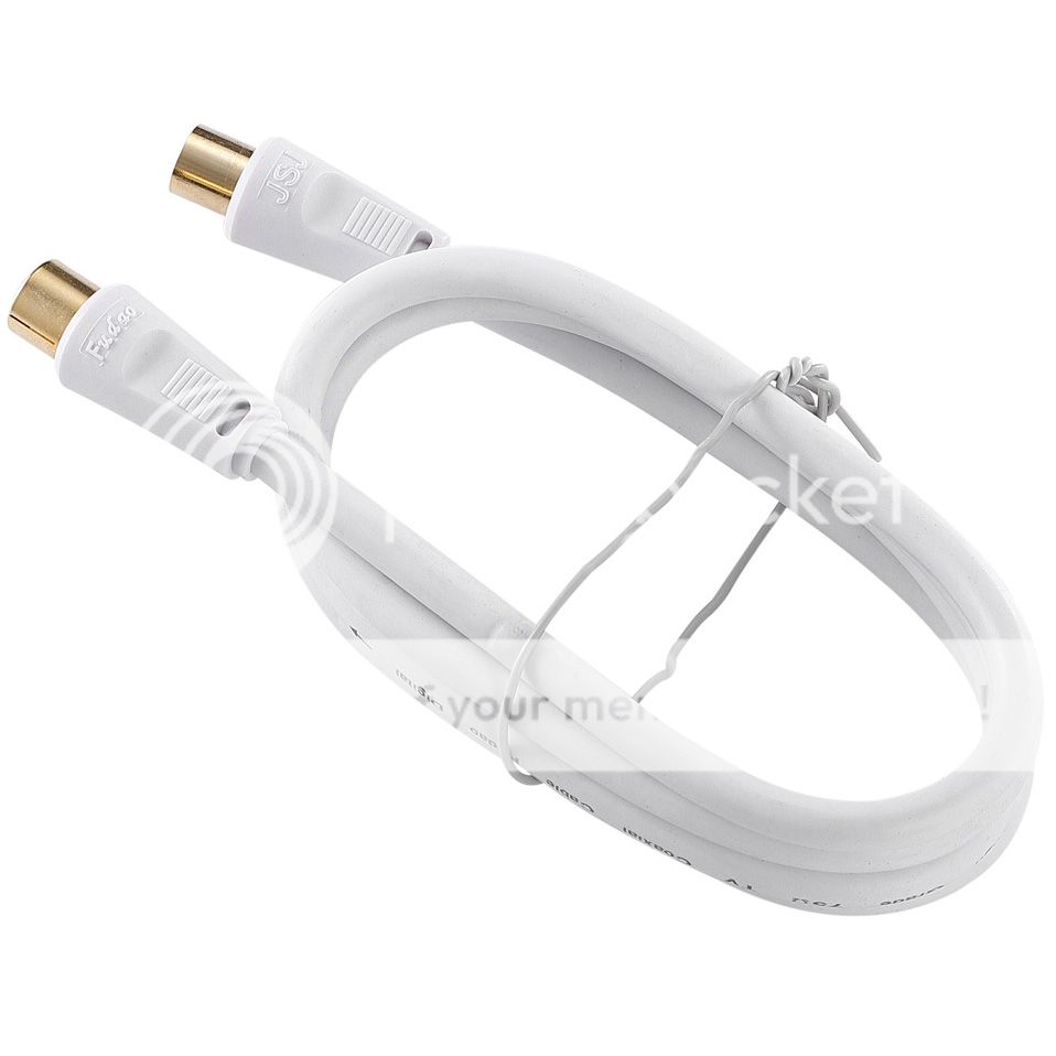 TV Antenna Extension Cable PAL Male to Female Aerial Flylead Cord Lead